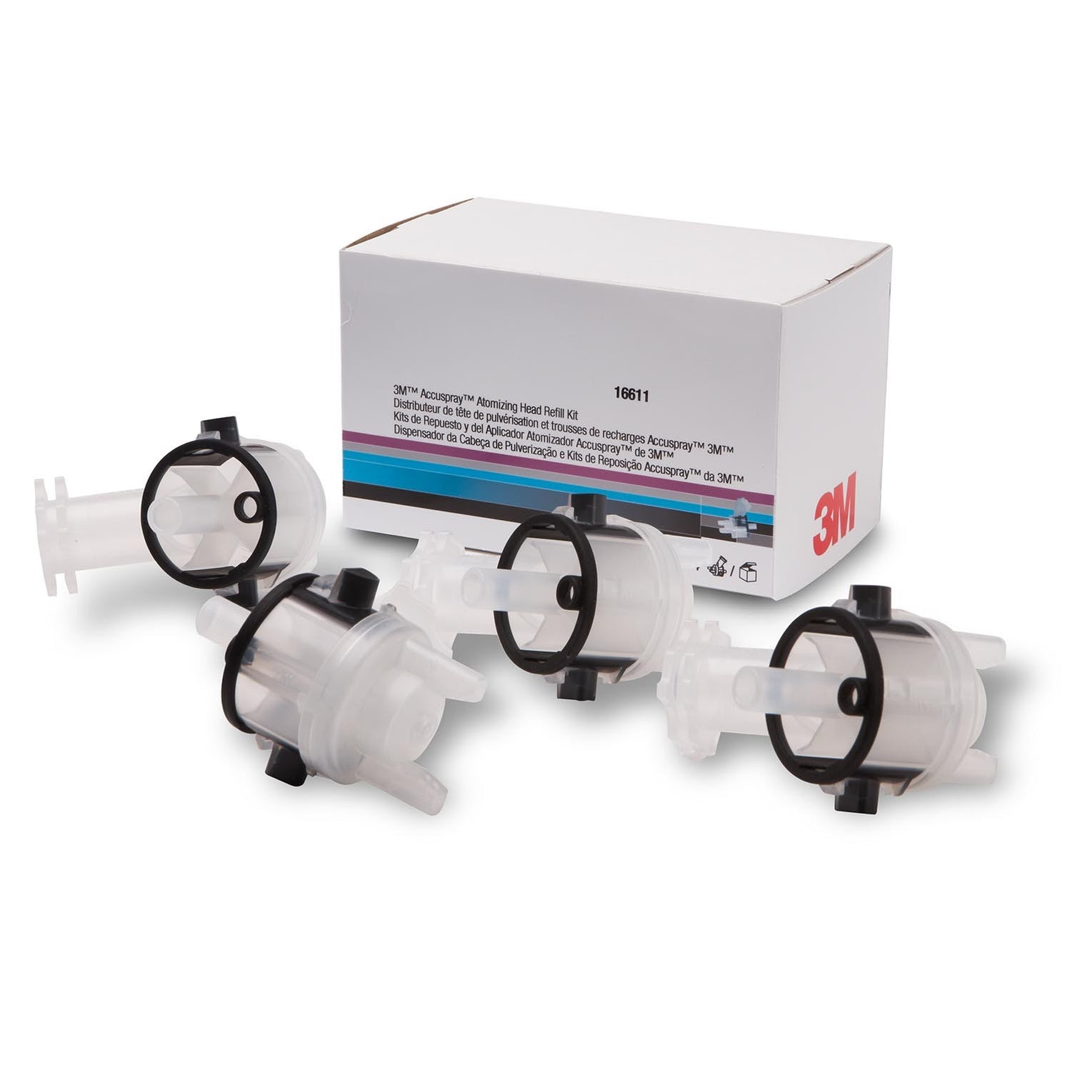 3M Accuspray Atomising Head 1.8mm Box of 4 16611 — Bradechem