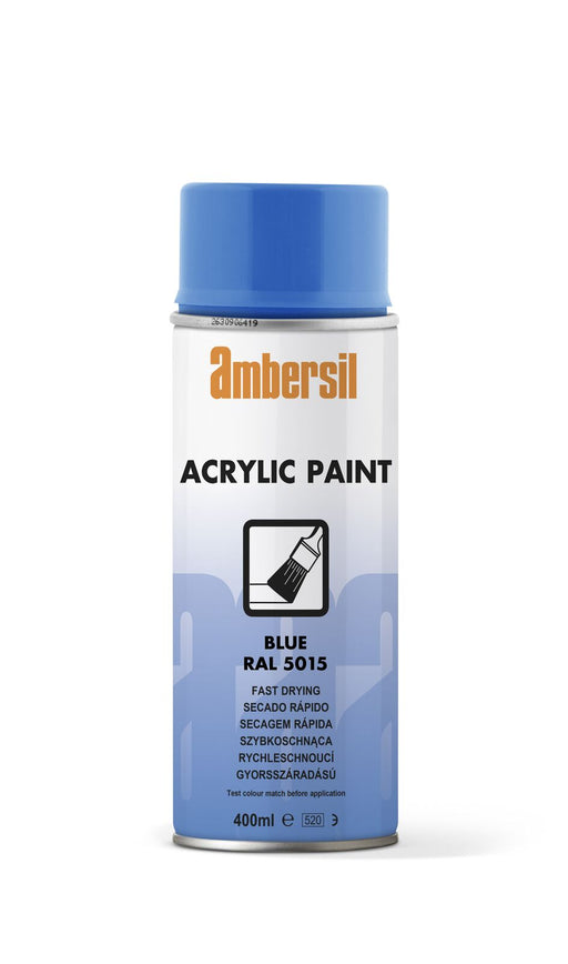 Ambersil Acrylic Paint Blue RAL5015 400ml Bradechem