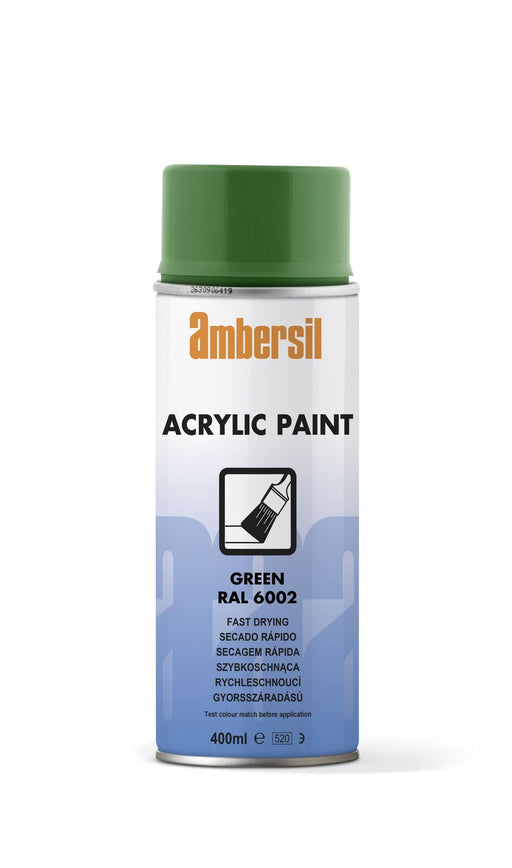 Ambersil Acrylic Paint Green RAL6002 400ml Bradechem