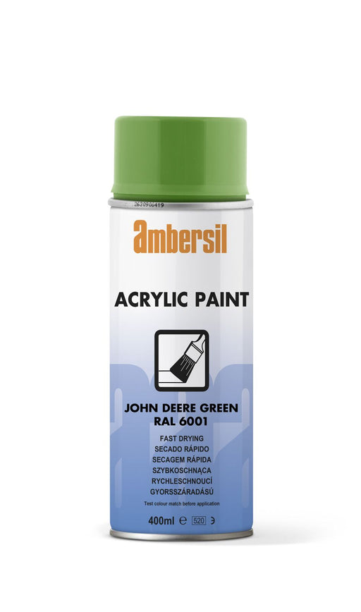 Ambersil Acrylic Paint John Deere Green RAL6001 400ml Bradechem