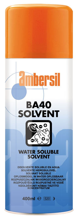 Ambersil BA40 Solvent 400ml Bradechem
