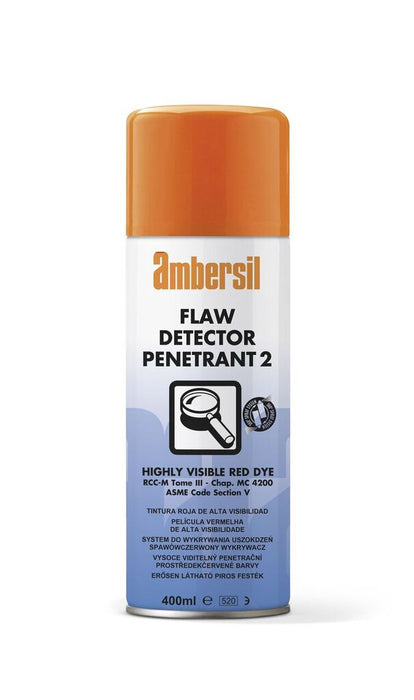 Ambersil Flaw Detector Penetrant 400ml Bradechem