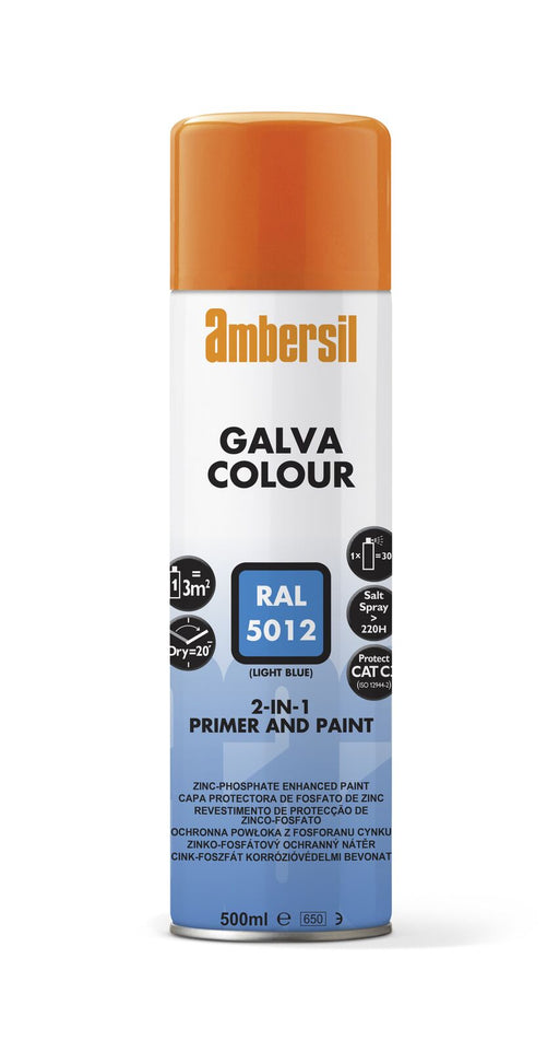 Ambersil Galva Colour Blue RAL5012 500ml Bradechem