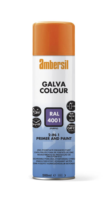 Ambersil Galva Colour Violet RAL4001 500ml Bradechem