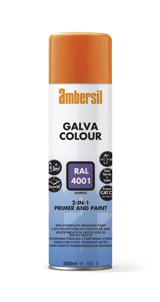 Ambersil Galva Colour Violet RAL4001 500ml Bradechem
