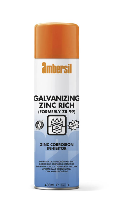Ambersil Galvanising Zinc Rich 400ml Bradechem