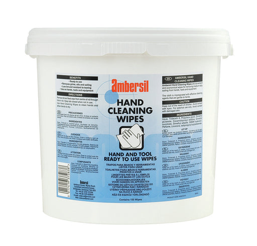 Ambersil Hand Cleaning Wipes 150 Tub Bradechem