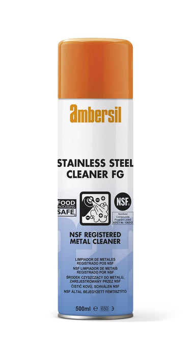 Ambersil Stainless Steel Cleaner FG 500ml Bradechem