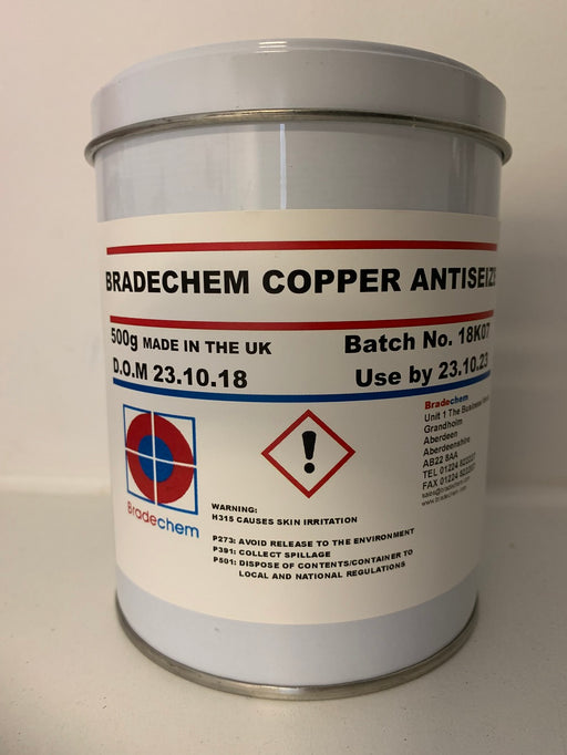 Bradechem copper anti sieze 500 g