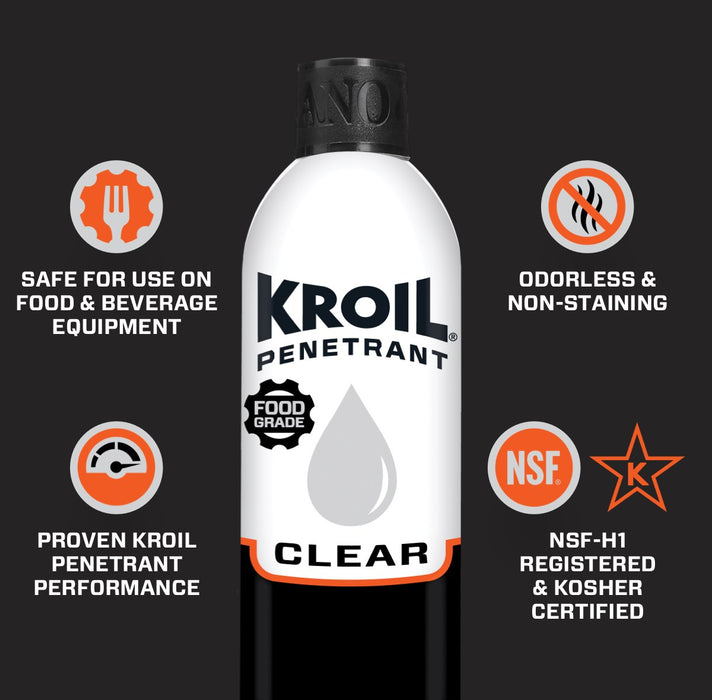 Kroil Clear® Food Grade Penetrating Oil 10oz CKS102